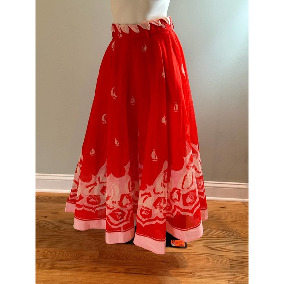 Zimmermann's High Tide tie-waist skirt is crafted of linen and silk. Size 0 - Picture 7 of 9